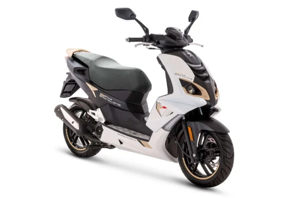 moped Peugeot Speedfight Pure White Gold