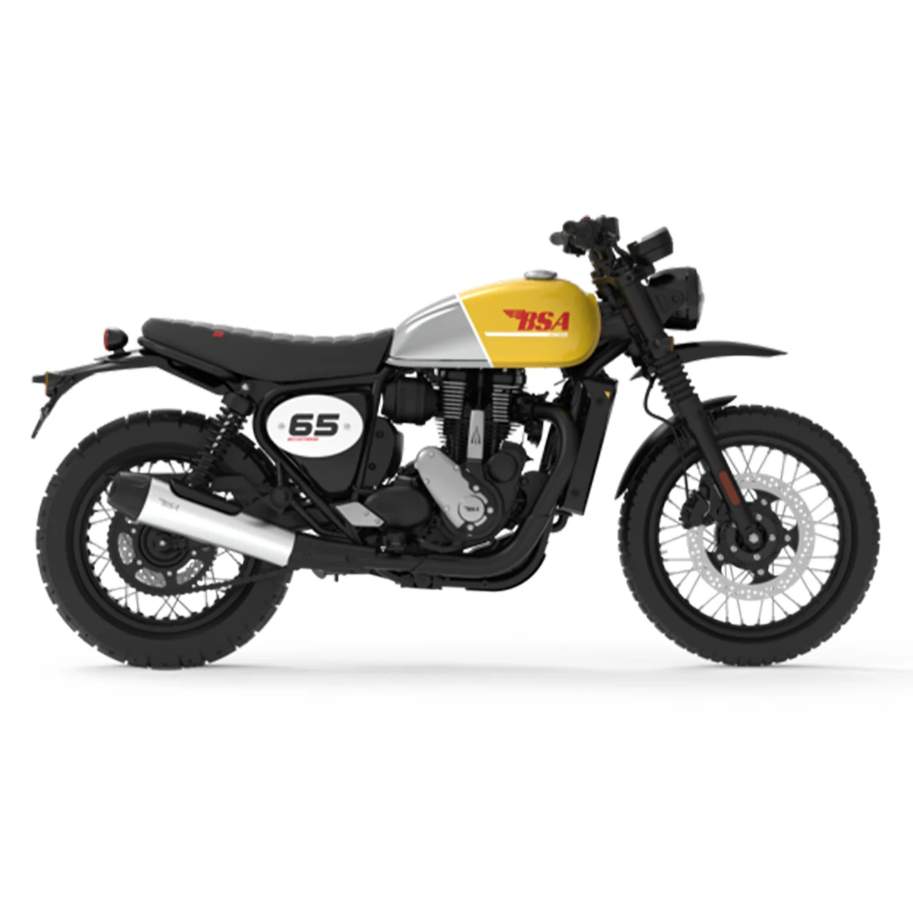 BSA Scrambler 650 - Victor Yellow